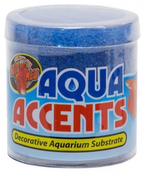 Zoo Med Aqua Accents akvarijní písek modrý 225g