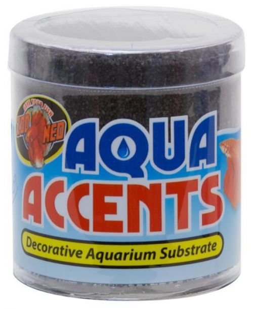 Zoo Med Aqua Accents akvarijní písek černý 225g