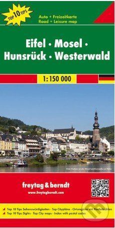 Eifel – Mosel – Hunsrück – Westerwald 1:150 000 -