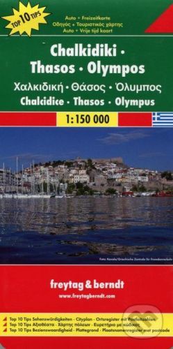 Chalkidiki, Thasos, Olympos 1:150 000 -
