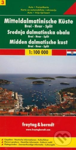 Mitteldalmatinische Küste 1:100 000 -