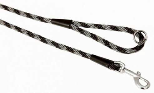 Vodící lano Spirála černo-šedé 0,6×150cm