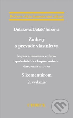 Zmluvy o prevode vlastníctva - Denisa Dulaková a kolektív