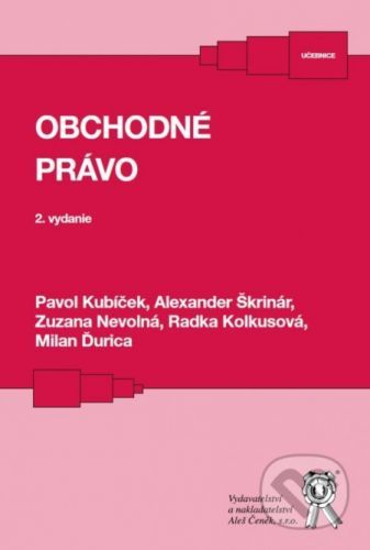 Obchodné právo - Pavol Kubíček