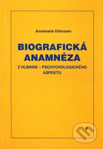 Biografická anamnéza - Annemarie Dührssen