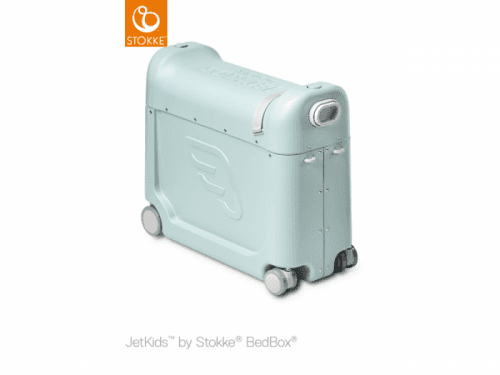 Stokke JetKids™ BedBox® 2.0 - dětské zavazadlo s lůžkem, Green Aurora