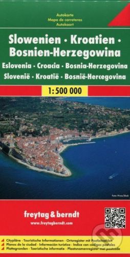 Slowenien, Kroatien, Bosnien-Herzegowina 1:500 000 -