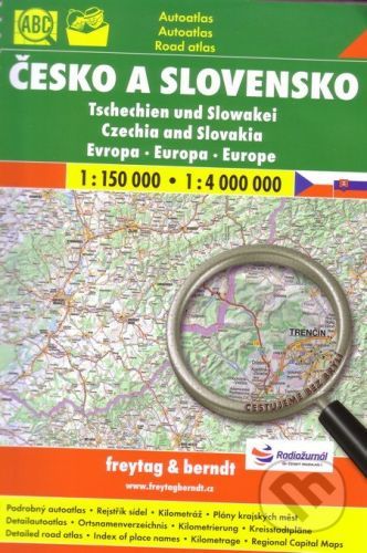 Česko a Slovensko 1:150 000 1:4 000 000 -