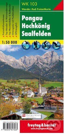 Pongau – Hochkönig – Saalfelden, Wanderkarte 1:50 000 -