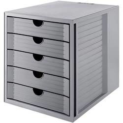 HAN SYSTEMBOX KARMA 14508-18 box se zásuvkami, šedá, DIN A4, DIN C4 , Počet zásuvek: 5