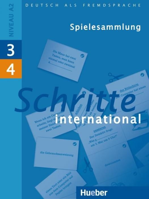 Schritte international 3+4. Spielesammlung (Klepsch Cornelia)(Paperback)(v němčině)