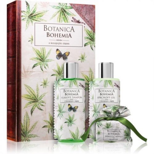 Bohemia Gifts & Cosmetics Botanica dárková sada s konopným olejem