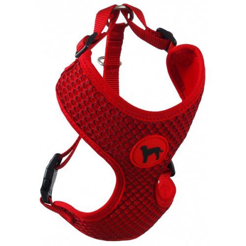 Postroj active dog mellow xs červený 1,5x30-40cm