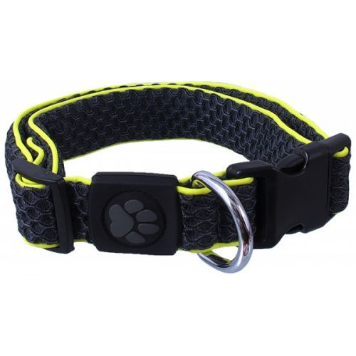 Obojek active dog mellow m šedý 2,5x35-51cm