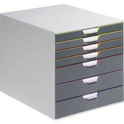 Durable VARICOLOR 7 - 7607 760727 box se zásuvkami, šedá, DIN A4, DIN C4 , Folio , Letter , Počet zásuvek: 7