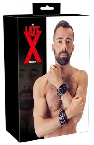 LATEX - latex wristband pair (black)