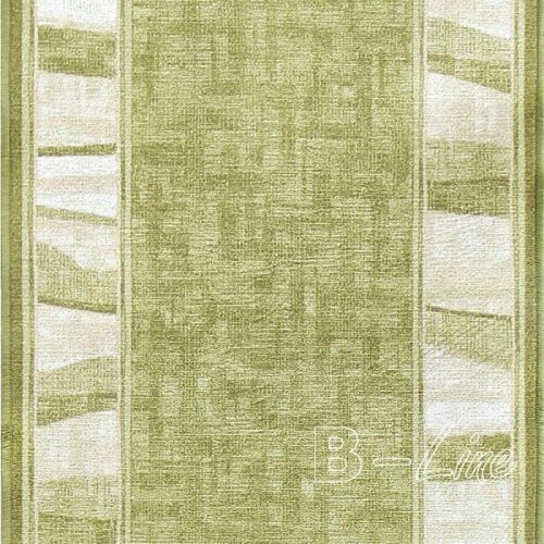 Associated Weavers koberce Protiskluzový běhoun Linea 21 - šíře 67 cm s obšitím Zelená