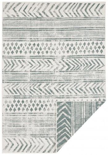 Bougari - Hanse Home koberce Kusový koberec Twin Supreme 103861 Green/Cream - 80x150 cm Bílá