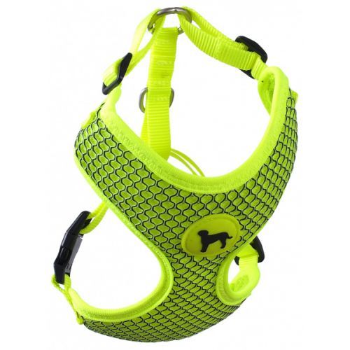 Postroj active dog mellow l limetka 2x45-65cm