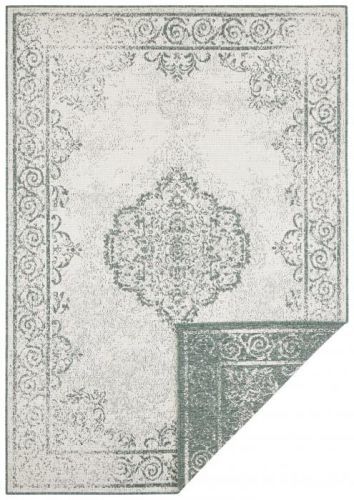 Bougari - Hanse Home koberce Kusový koberec Twin Supreme 103869 Green/Cream - 80x150 cm Bílá