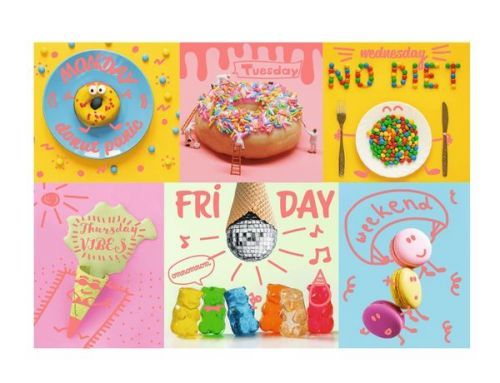 Trefl Puzzle 1000 Dílků Neon Color Line - Sweet Week