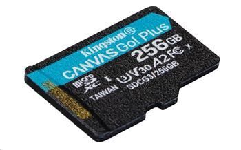 Kingston Canvas Go Plus micro SDXC karta 256GB 170R A2 U3 V30