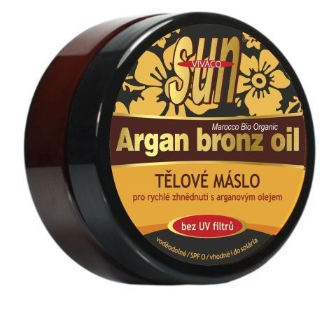 Vivaco tělové máslo s bio arganovým olejem SPF 0 SUN VITAL