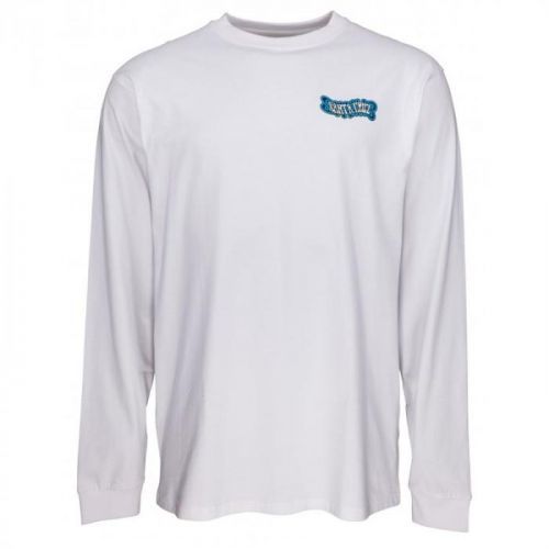 triko SANTA CRUZ - Dressen Roses L/S Tee White (WHITE) velikost: S