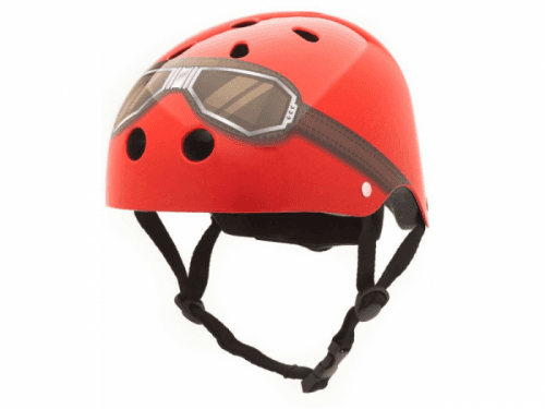 CoCoNuts Dětský helma ČERVENÁ- GOOGLE, velikost M