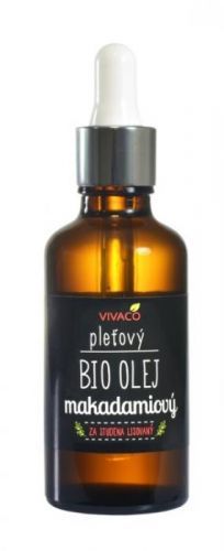 Vivaco BIO Pleťový makadamiový olej s pipetou 50 ml