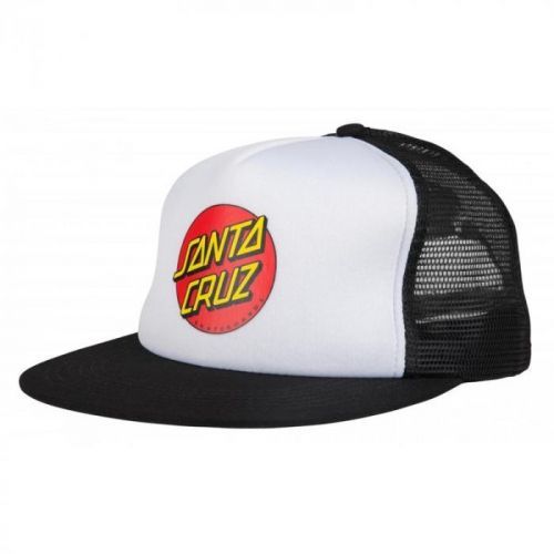 kšiltovka SANTA CRUZ - Classic Dot Mesh Cap White/Black (WHITE-BLACK)