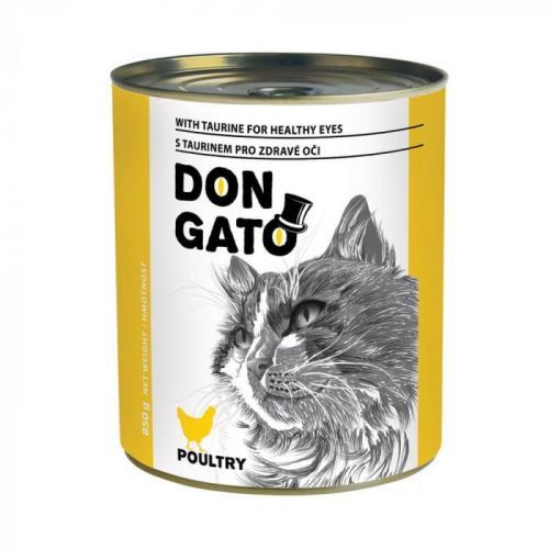 Dibaq DON GATO konzerva kočka drůbeží 6x850 g