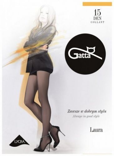Gatta Laura 15 den 5-XL, 3-Max Punčochové kalhoty 5-XL grigio/odstín šedé