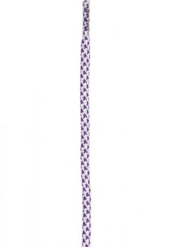 Tkaničky do bot Tubelaces Rope Multi - bílé-fialové, 150 cm