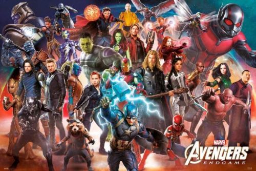 GRUPO ERIK Plakát, Obraz - Avengers: Endgame - Line Up, (91,5 x 61 cm)