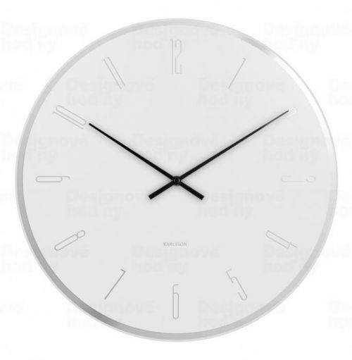 Designové nástěnné hodiny 5800WH Karlsson 40cm
