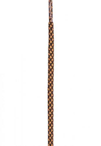 Tkaničky do bot Tubelaces Rope Multi - černé-oranžové, 130 cm