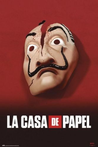 GRUPO ERIK Plakát, Obraz - La Casa De Papel - Mask, (61 x 91,5 cm)