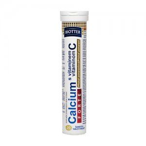 Biotter Calcium Forte s vitamínem C eff 20 (pomeranč)