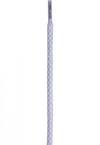 Tkaničky do bot Tubelaces Rope Multi - šedé-bílé, 150 cm