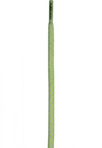 Tkaničky do bot Tubelaces Rope Multi - šedé-zelené, 130 cm