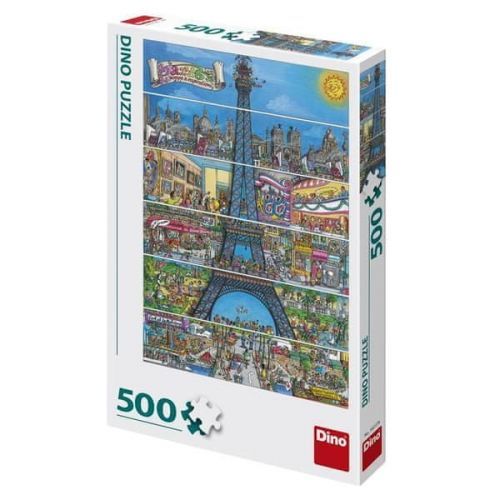 Dino Puzzle 500 Dílků Eiffel Tower