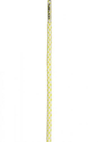 Tkaničky do bot Tubelaces Rope Multi - bílé-žluté, 150 cm