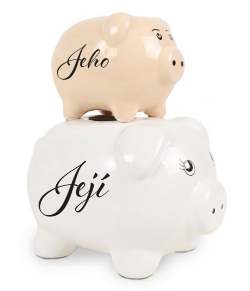 Pokladnička - Béžové prasátko