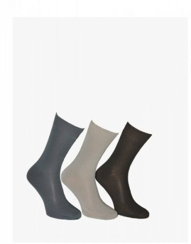Bratex Weel Pánské ponožky k obleku 25-26 bílá