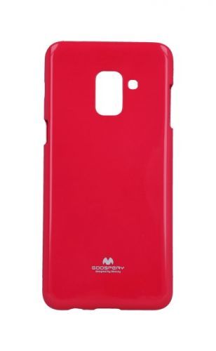 Pouzdro Mercury Samsung A8 Plus 2018 silikon růžový 28262