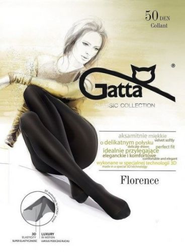 Gatta Florence 50 den Punčochové kalhoty 3-M nero/černá