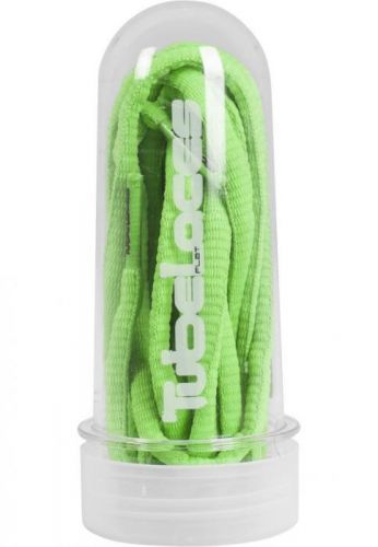 Tkaničky do bot Tubelaces Rope Pad 130 cm - zelené svítící