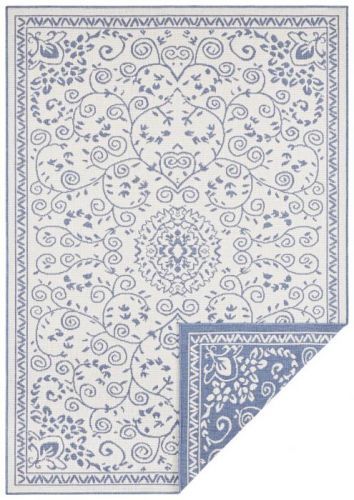 Bougari - Hanse Home koberce Kusový koberec Twin Supreme 103867 Blue/Cream - 80x150 cm Bílá