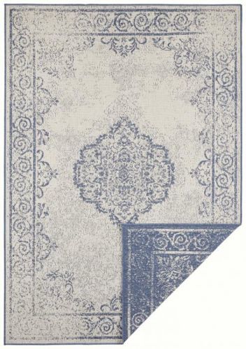 Bougari - Hanse Home koberce Kusový koberec Twin Supreme 103871 Blue/Cream - 80x150 cm Bílá